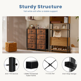 DUMOS nightstand assembly video and guide help you set up quickly.