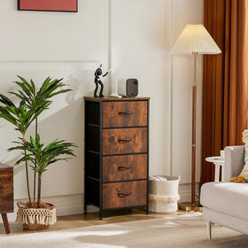 DUMOS nightstand fits bedroom decor with a versatile, timeless look.