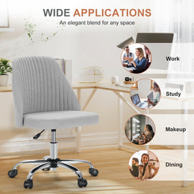 DUMOS armless design saves space and adapts to small rooms.