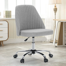 DUMOS office chair rolling base enables smooth movement on any floor.