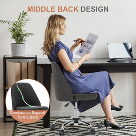 DUMOS office chair wheels glide smoothly across floors