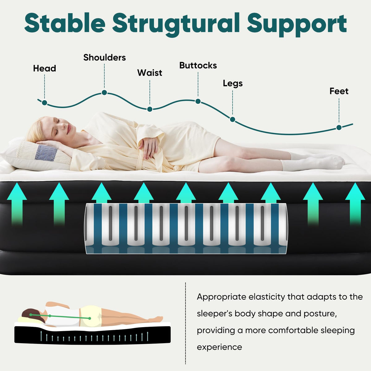 DUMOS durable PVC material resists wear for long lasting use