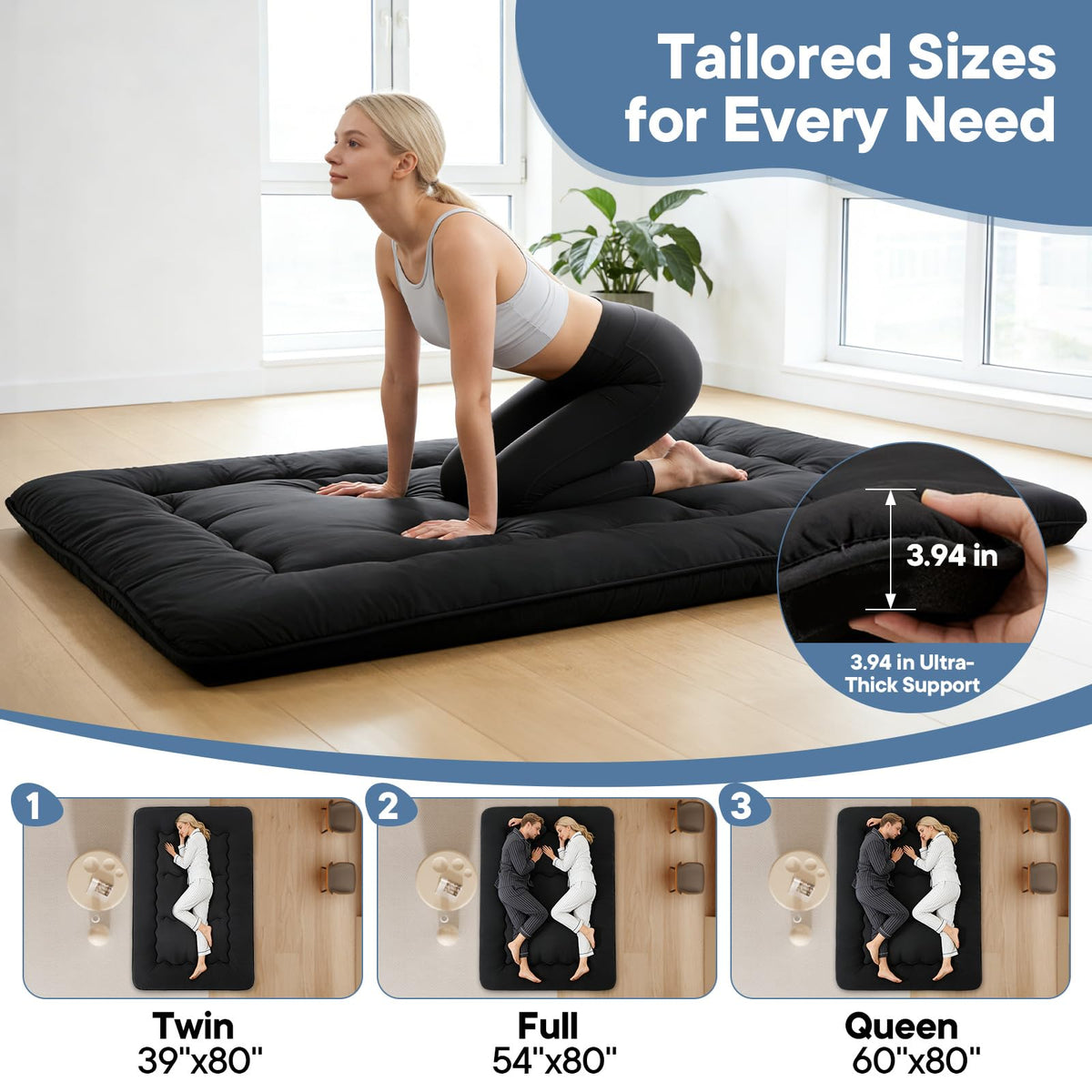 DUMOS roll-up with storage bag enables portable sleep solution