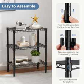 DUMOS shelves with rustproof coating protect against moisture in bathrooms