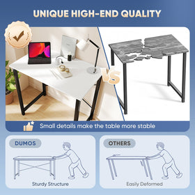 DUMOS square tube legs supporting up to 265 lbs during use