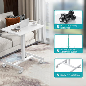 DUMOS sturdy metal H-base with wobble-free stability