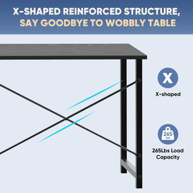 DUMOS thick square-tube legs delivering sturdy, long-lasting stability