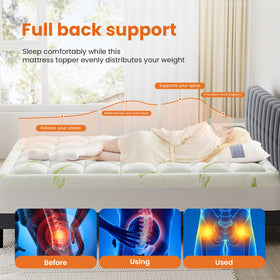 DUMOS topper elastic pockets detail demonstrates secure fit on thicker mattresses
