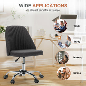 DUMOS vanity chair ships with clear assembly instructions for quick setup.