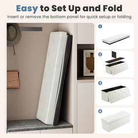 DUMOS interior with Velcro divider to organize shoes or books.
