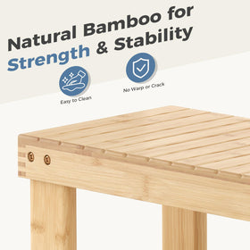 DUMOS wooden shoe rack bench assembled ready-to-use storage and seating
