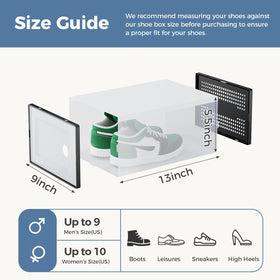 DUMOS x-large shoe box accommodates up to men’s US 11 and women’s US 12