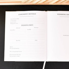 Gift-ready Duncan & Stone Engagement Journal in elegant packaging for a fiancé or friend.