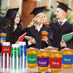 Dunfack 12oz graduation cups with thick construction for busy events.