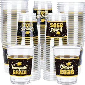 Dunfack 2026 graduation cups, 12oz capacity, ideal for hot or cold drinks at celebrations.