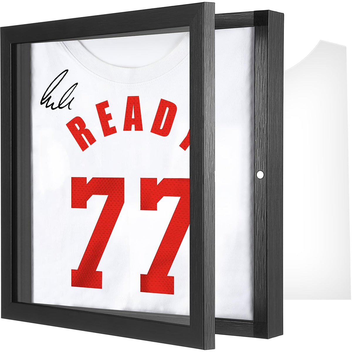 Dunkive T Shirt Display Frame front view showing clear 11.3 x 11.3 space