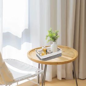 DUOER bathroom storage basket keeps small items neatly contained on surfaces.