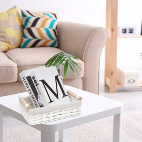 DUOER multi use basket used in bathroom and living room