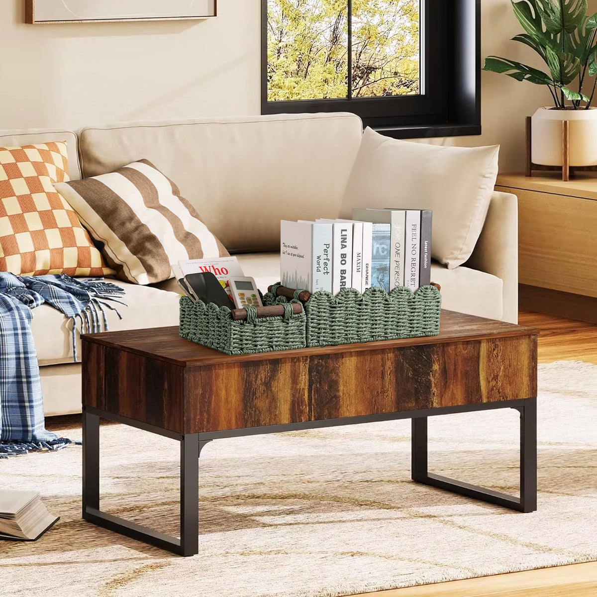 Compact slim design fits on shelves or dresser tops for easy storage.