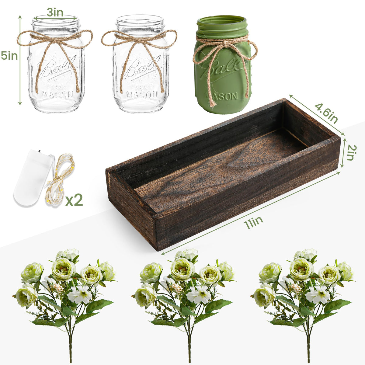 DUOER rustic farmhouse decor elevates kitchen and living areas.