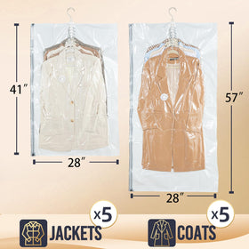 DUORAN 5-layer protection material highlights waterproof and dustproof garment protection.
