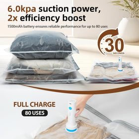 DUORAN vacuum bags jumbo size stores bedding with room to spare.