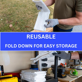 DURASACK bundle of 16 bags, large capacity for construction debris and renovation waste.