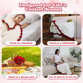Duryeo bouquet blanket suits birthdays, holidays, anniversaries, and romantic surprises.
