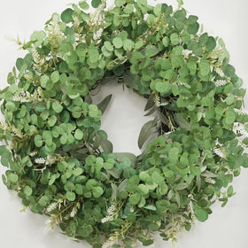 Dushle outdoor indoor wreath adapts to entryways and living spaces
