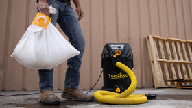Dustless Wunderbag fits vacuum barrels securely for easy installation.