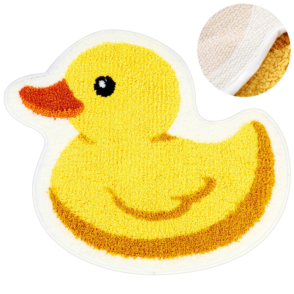 Bright yellow mat suits entryways and kitchens