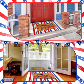 Duraaamo cotton-fiber rug adds soft texture to indoor spaces.