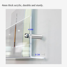 DuvinDD compact acrylic rack injects space-saving organization.