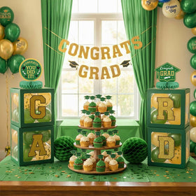 Duwagtry balloon arch backdrop frames the party space beautifully.