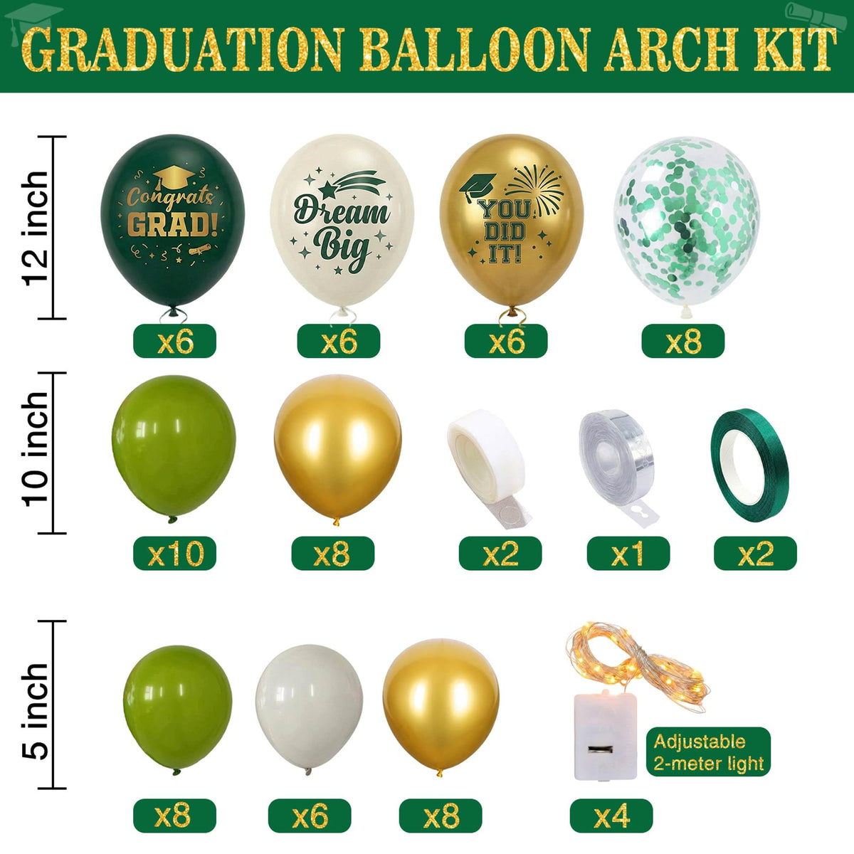Duwagtry GRAD letters spell achievement on a stylish table backdrop.