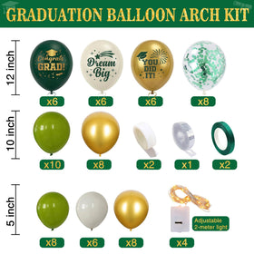 Duwagtry GRAD letters spell achievement on a stylish table backdrop.