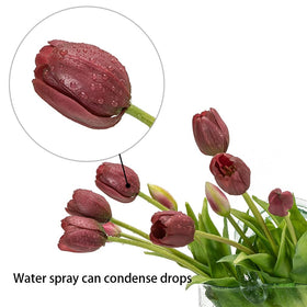 DUYONE tulips dining table centerpiece for a lasting tablescape.