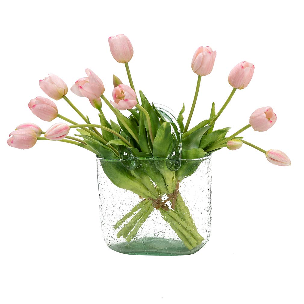 DUYONE artificial tulips bouquet with soft-touch petals for elegant home decor