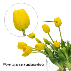 DUYONE artificial tulips wedding bouquet look-alike for elegant ceremony accents