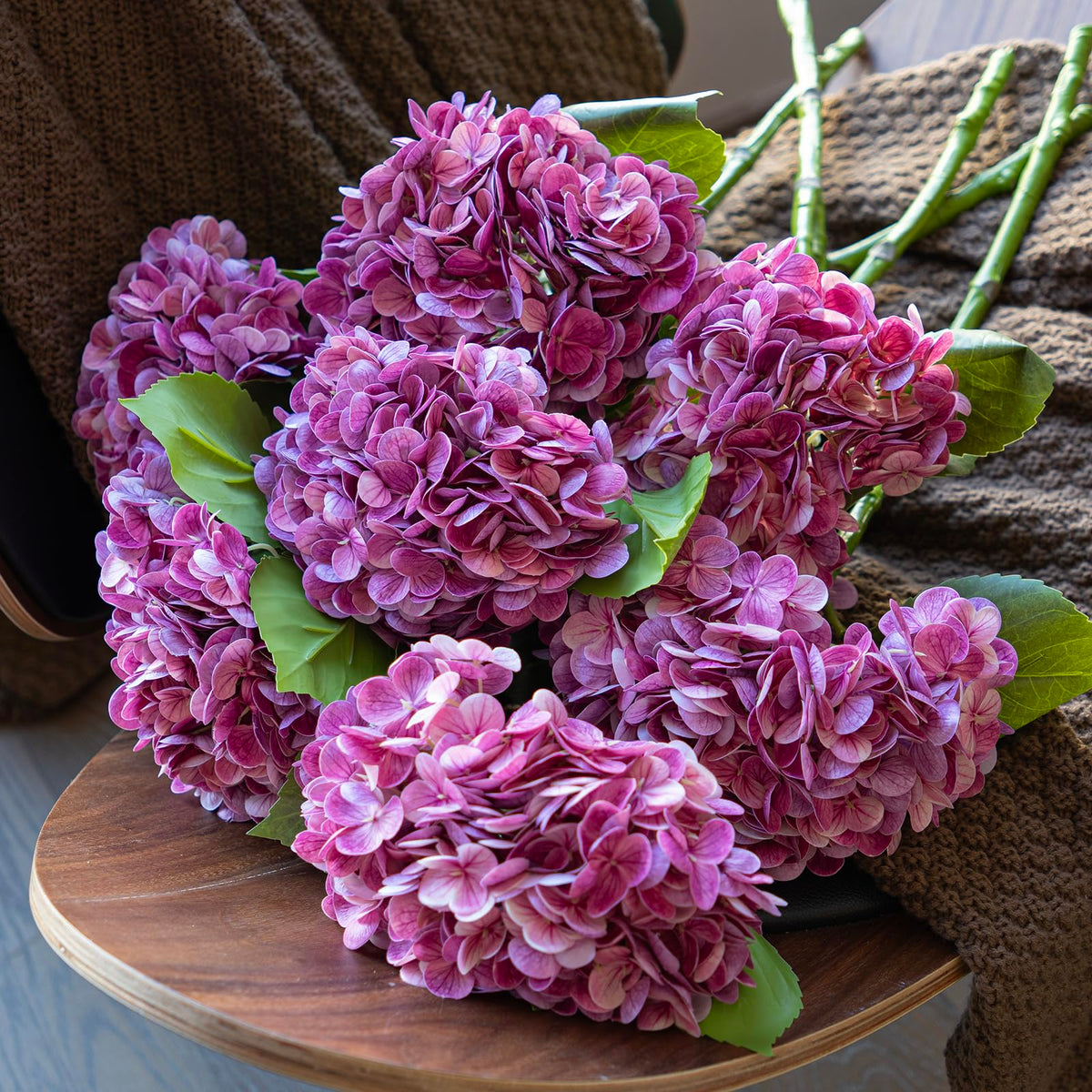DUYONE DIY hydrangea bouquet to customize floral designs.