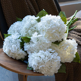 DUYONE hydrangea leaves and petals texture for lifelike arrangements
