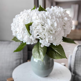 DUYONE 22-inch hydrangea outdoors-ready with droplet-like spray effects