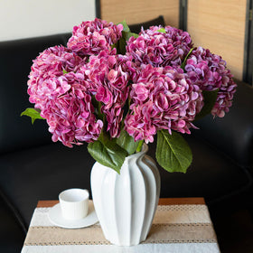 DUYONE long-stem hydrangea bouquet for versatile vase arrangements.