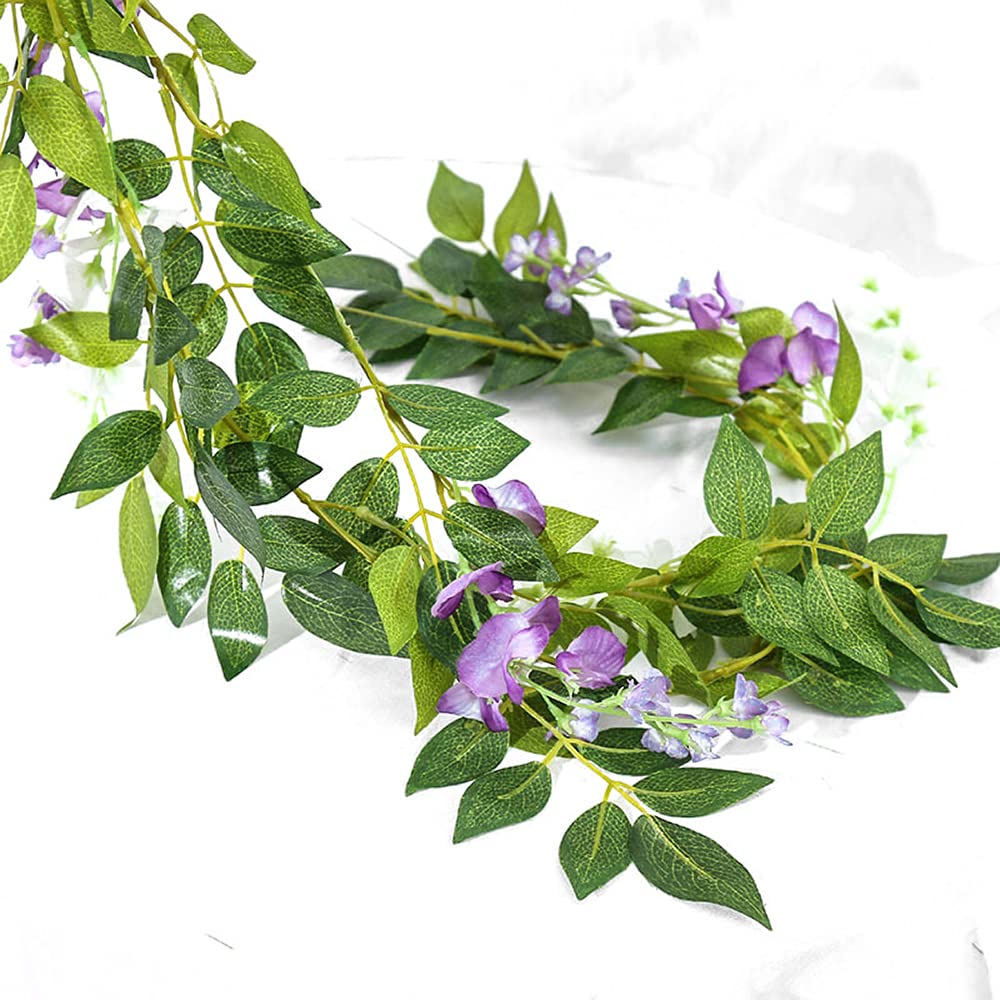 DVGUN wisteria silk leaves add fullness and color