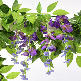 DVGUN wisteria vine with internal wire for flexible hanging