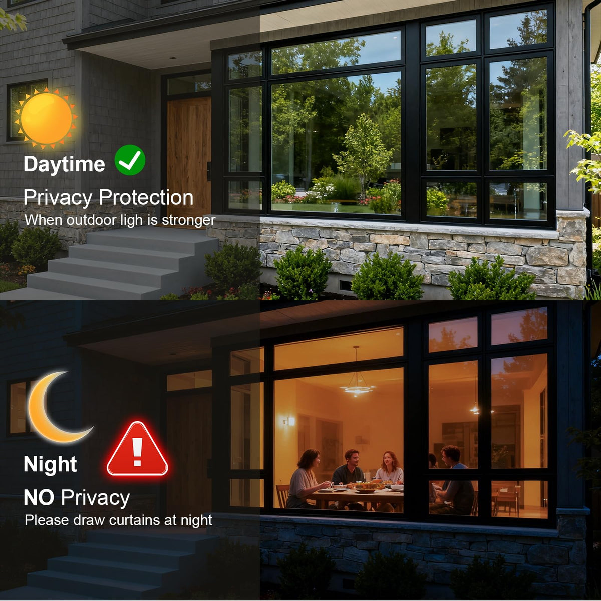 Dwersty window film demonstrating heat control reducing indoor heat