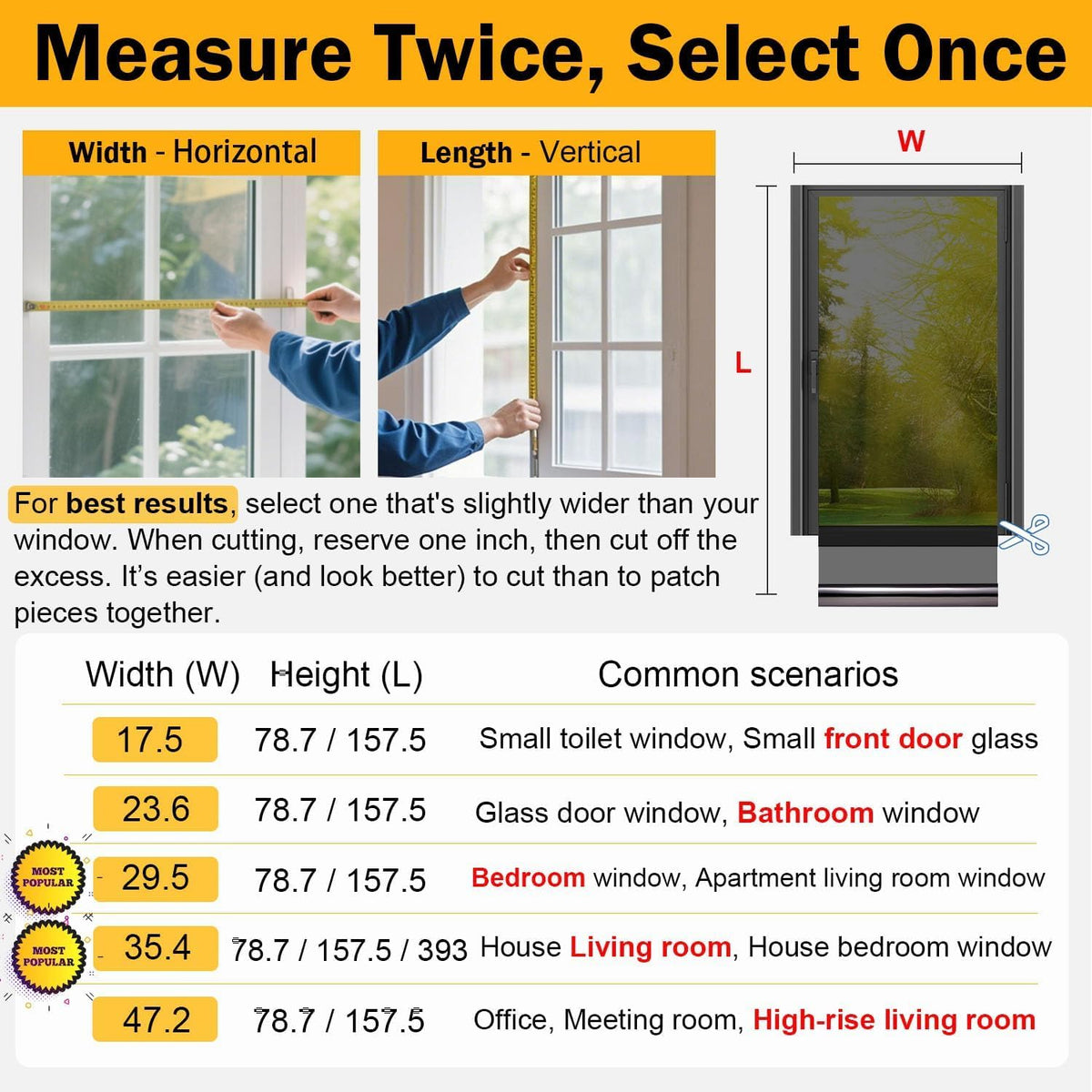 Dwersty removable window film leaves no residue