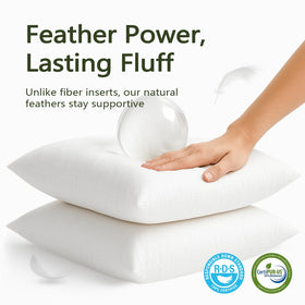 DWR organic cotton cover close-up shows breathable, durable fabric