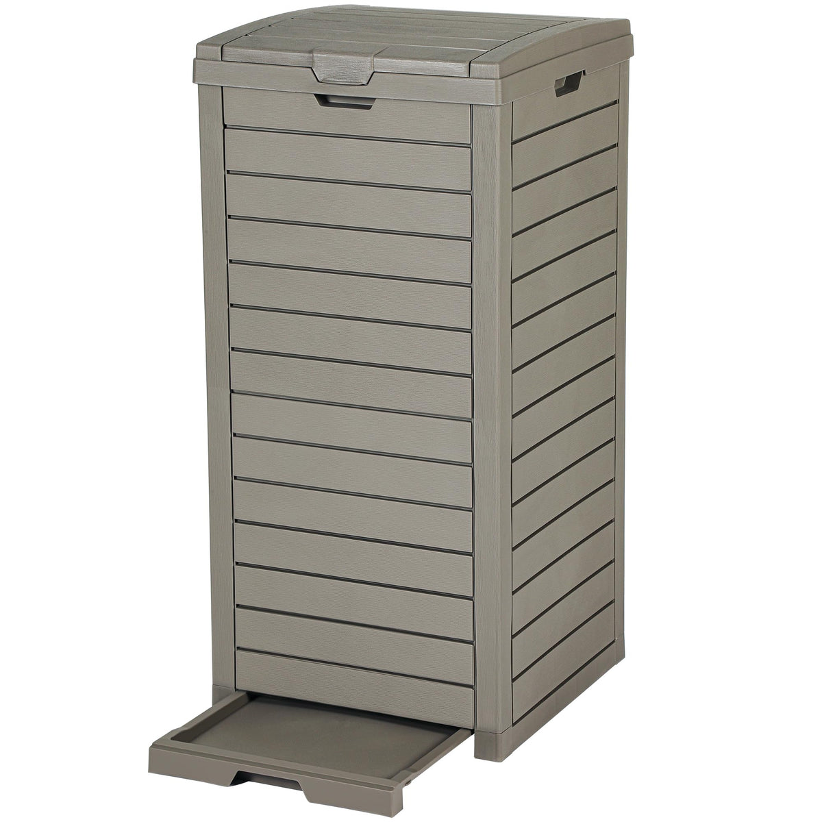 DWVO 38-gallon outdoor trash can with lid for easy access and concealed waste