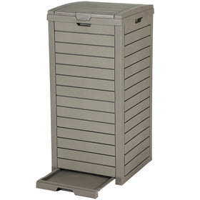 DWVO 38-gallon outdoor trash can with lid for easy access and concealed waste